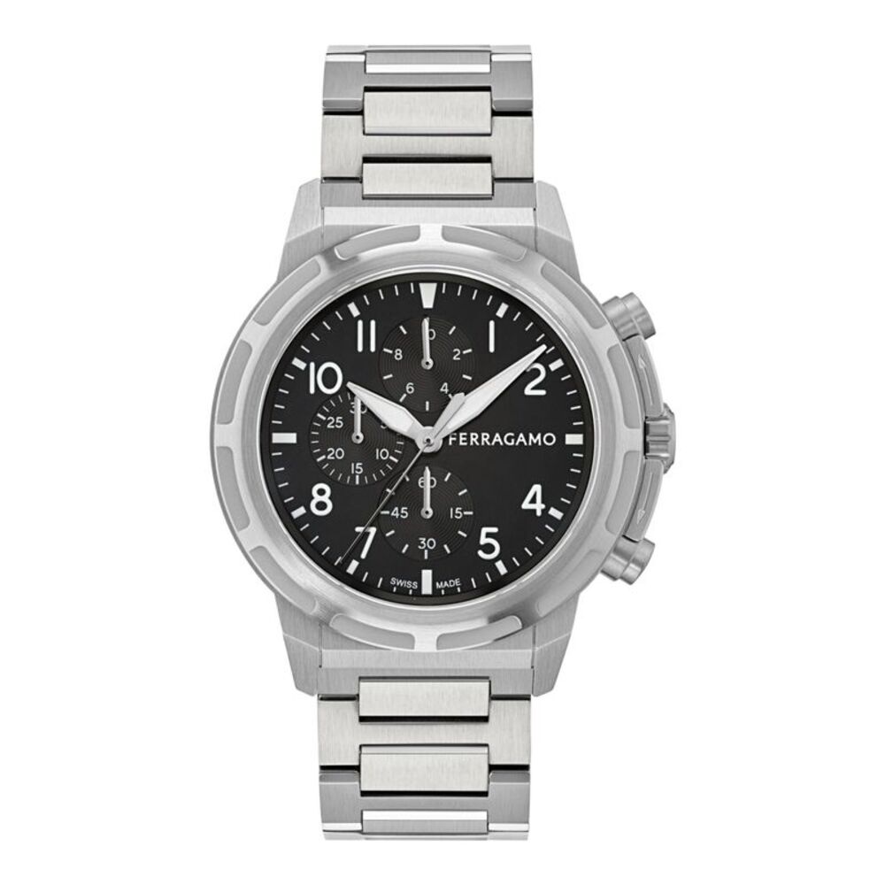 Ferragamo  Sport Chrono Bracelet Watch Mens
